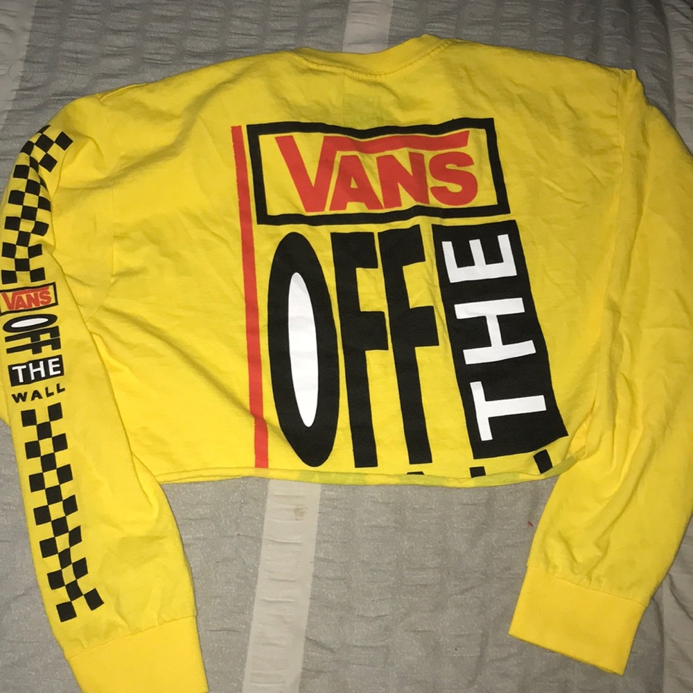 VANS Long Sleeve Crop-Top